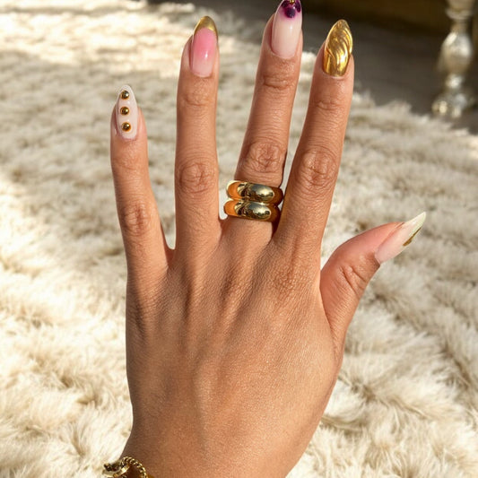 Chunky Double Layer Bubble Ring | The Consciously Lisa Collection