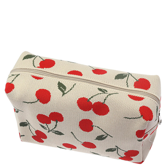 🎁 Cherry Print Cosmetic Bag (100% off)