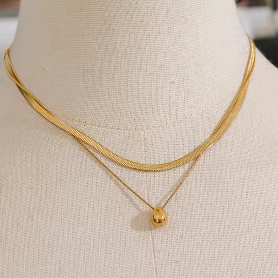 Layered Necklace - Gold | The Consciously Lisa Collection