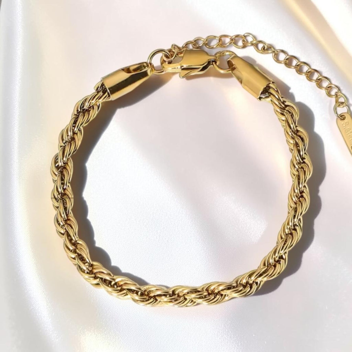 Twisted Rope Chain Bracelet | The Consciously Lisa Collection