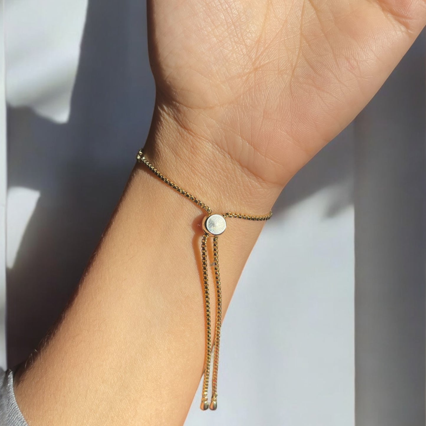 Customized Sliding Letter Bracelet