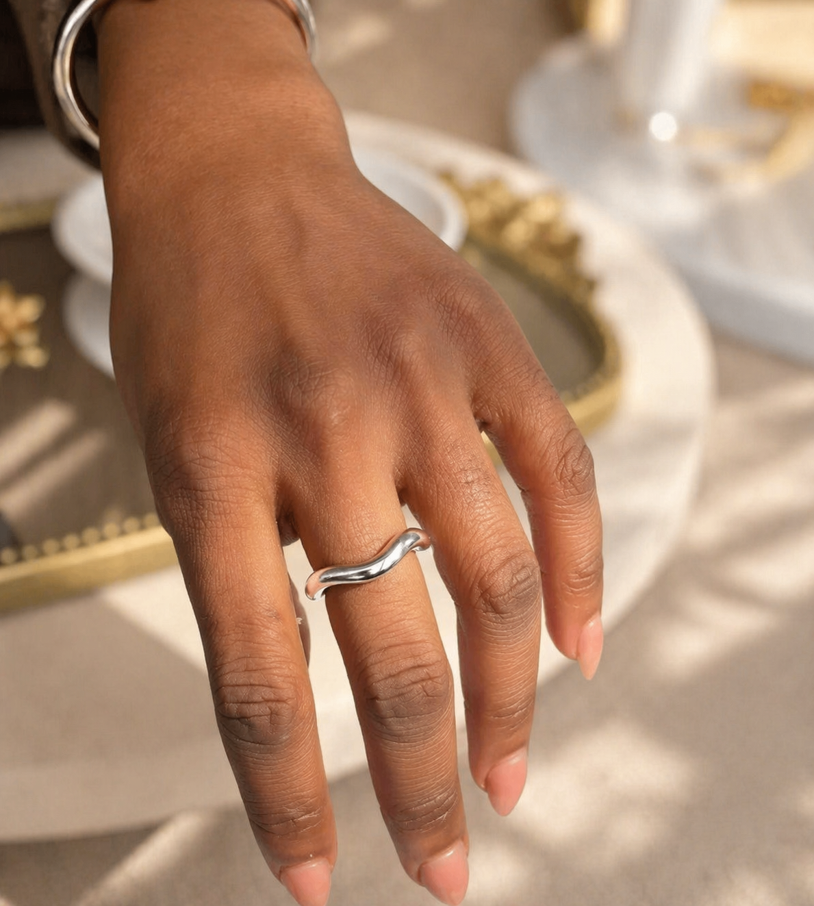 Thick Abstract Ring | The Consciously Lisa Collection