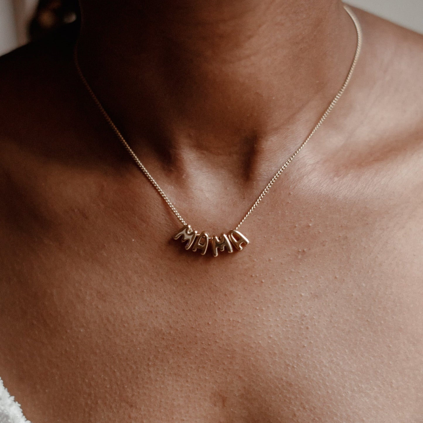 Bubble 'MAMA' Necklace | The Consciously Lisa Collection