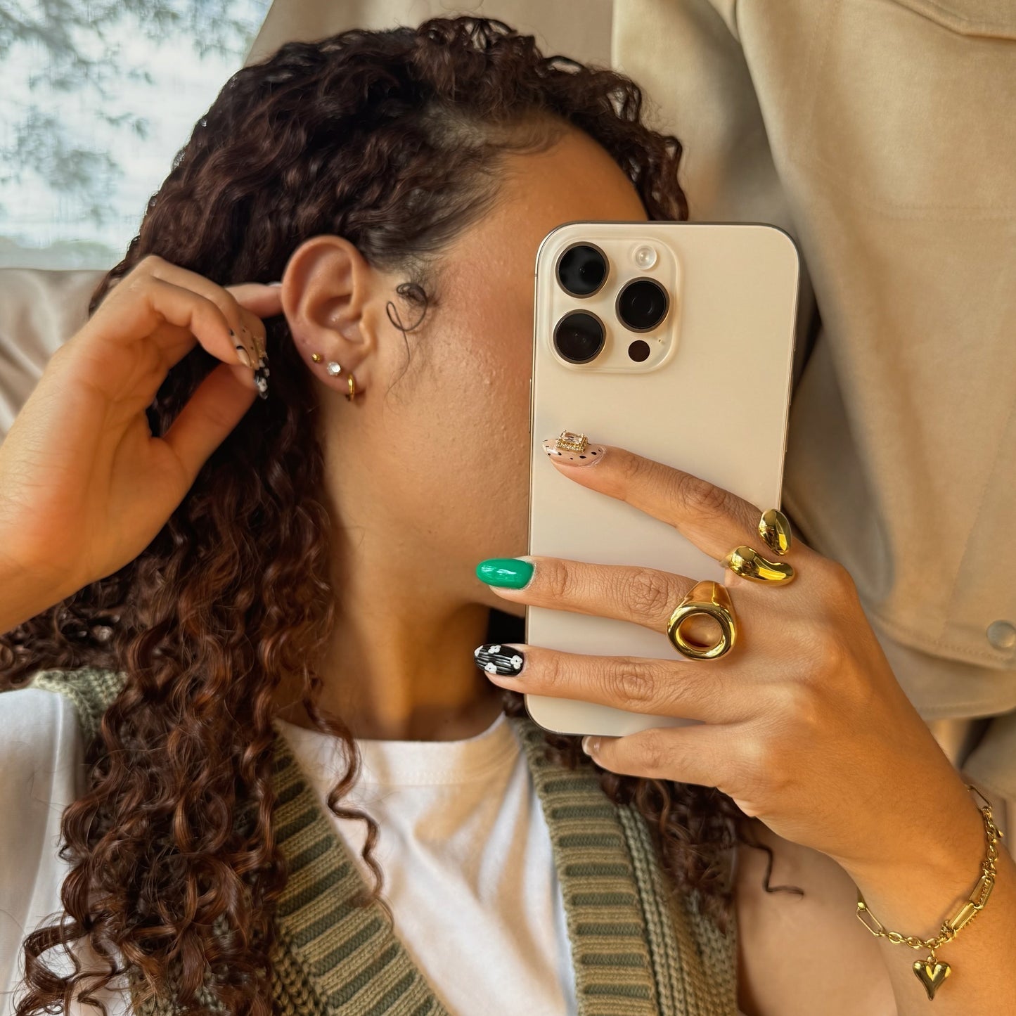 The Daily Stack – Huggie Hoop and Stud Earring Set