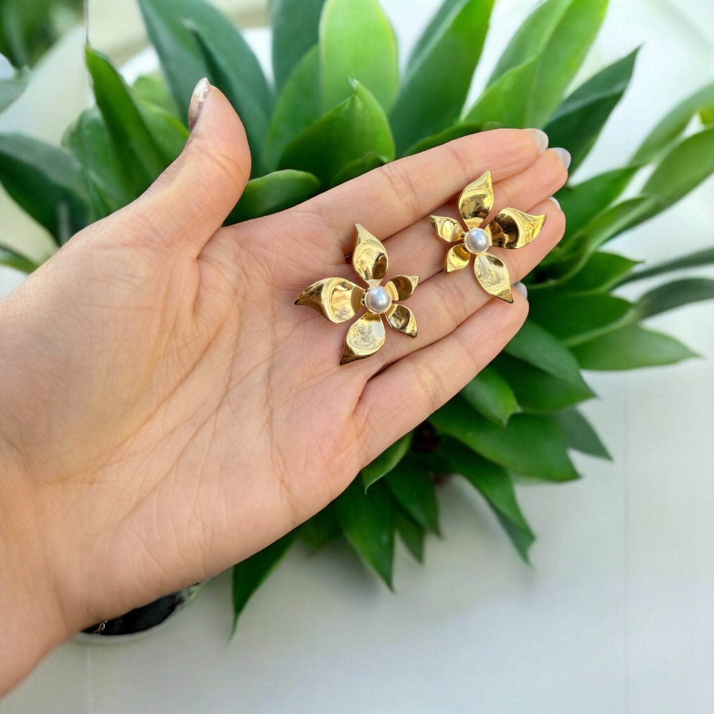 Golden Bloom Jewelry Set