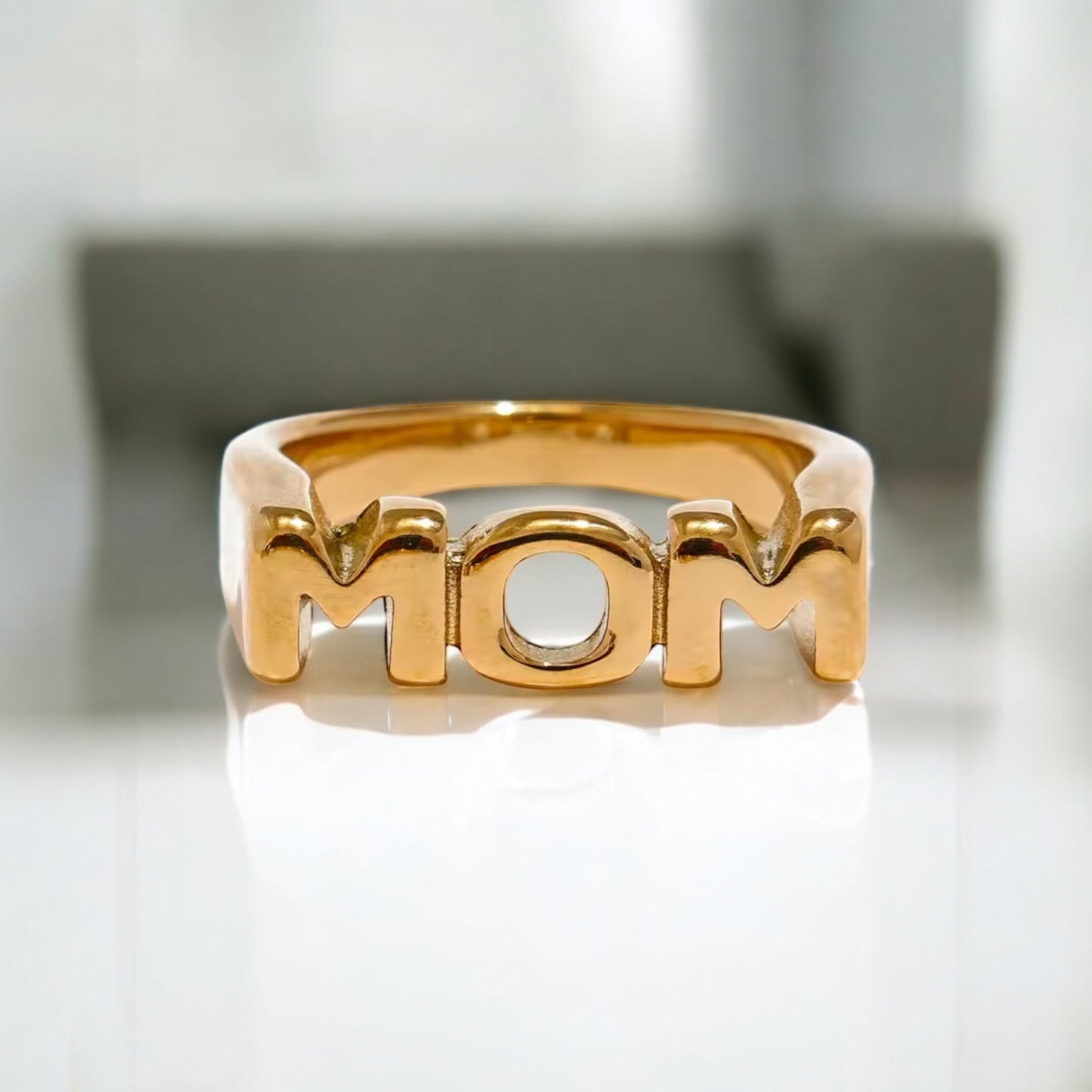 Mom Ring - Gold | The Consciously Lisa Collection