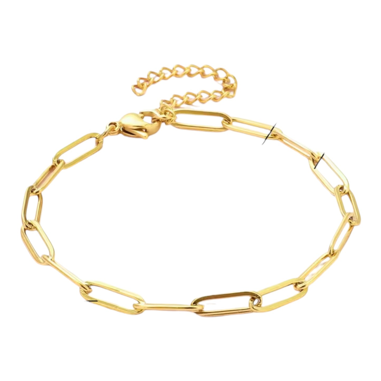 Paperclip Bracelet - Gold