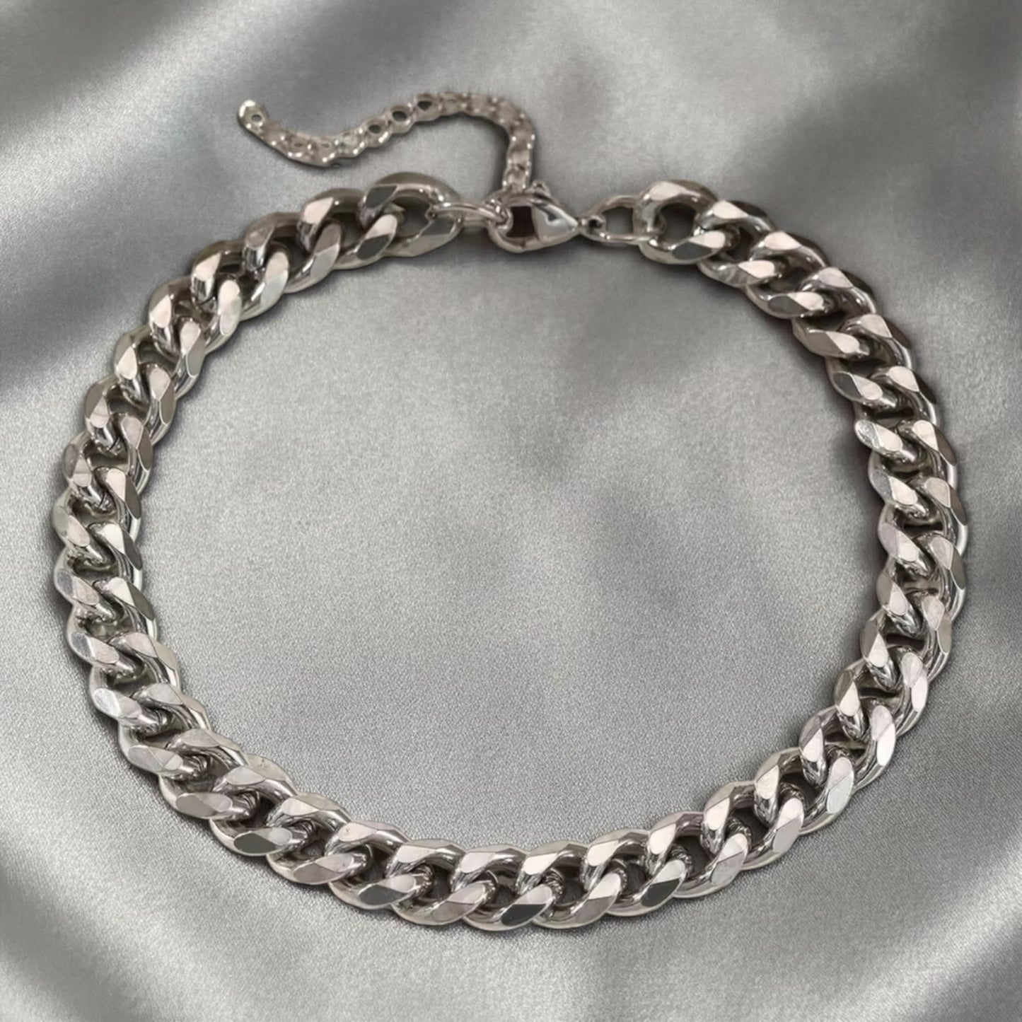 Thick Cuban Link Anklet