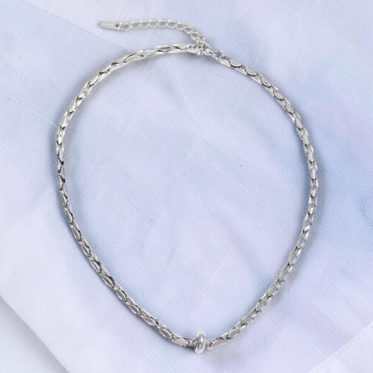 Flat Wheat Chain Necklace | The Consciously Lisa Collection