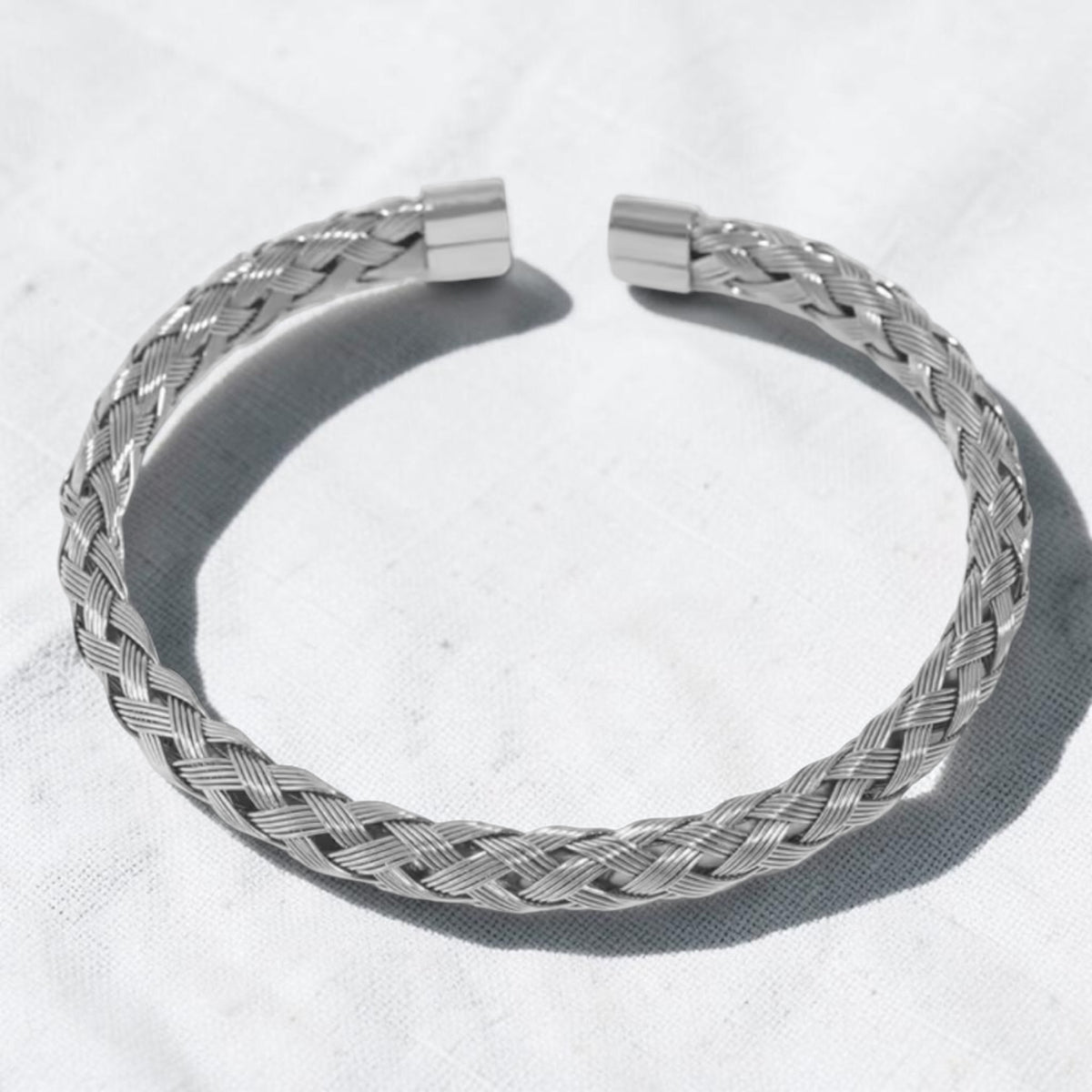Braided Wire Cuff Bracelet | The Consciously Lisa Collection