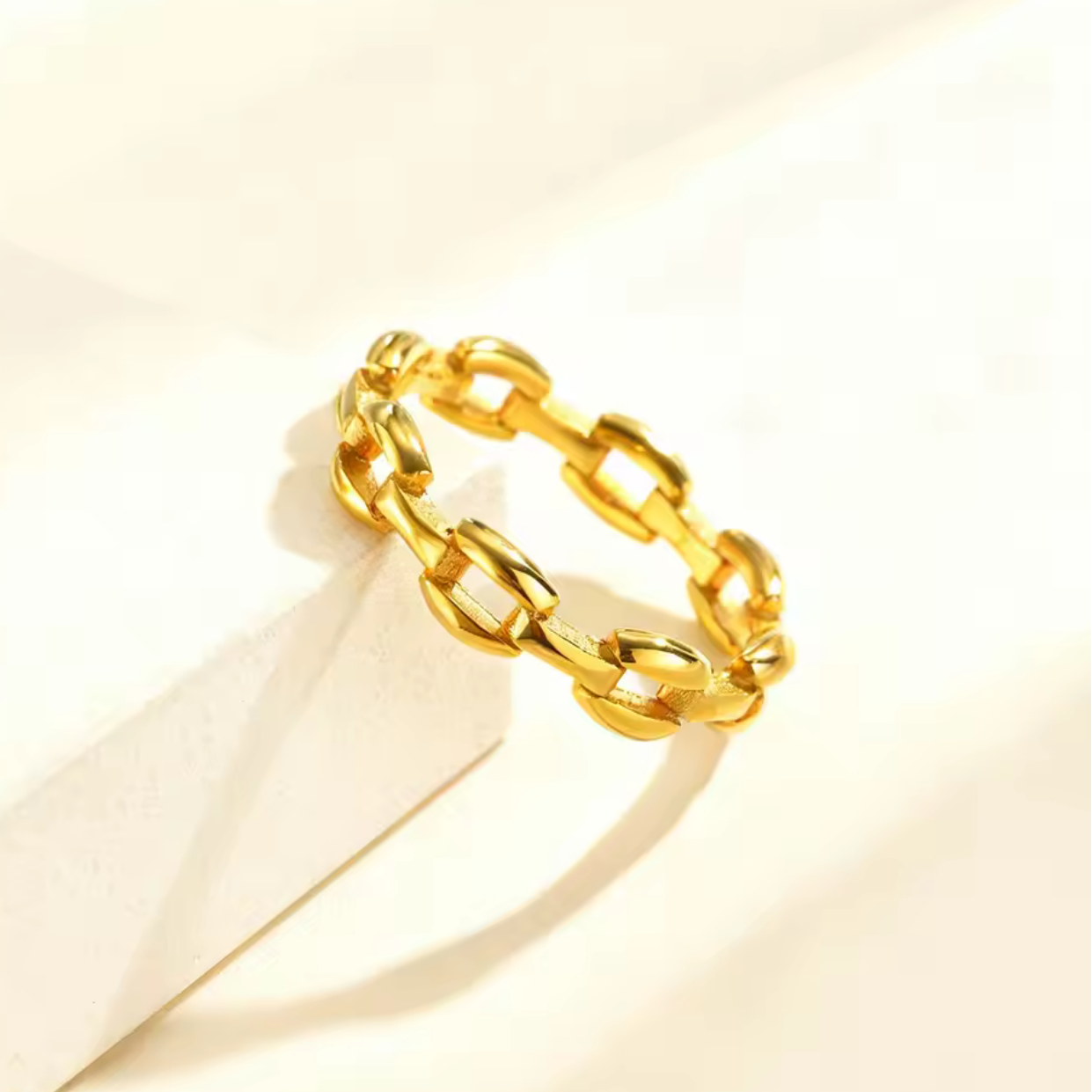 Mariner Link Ring - Gold