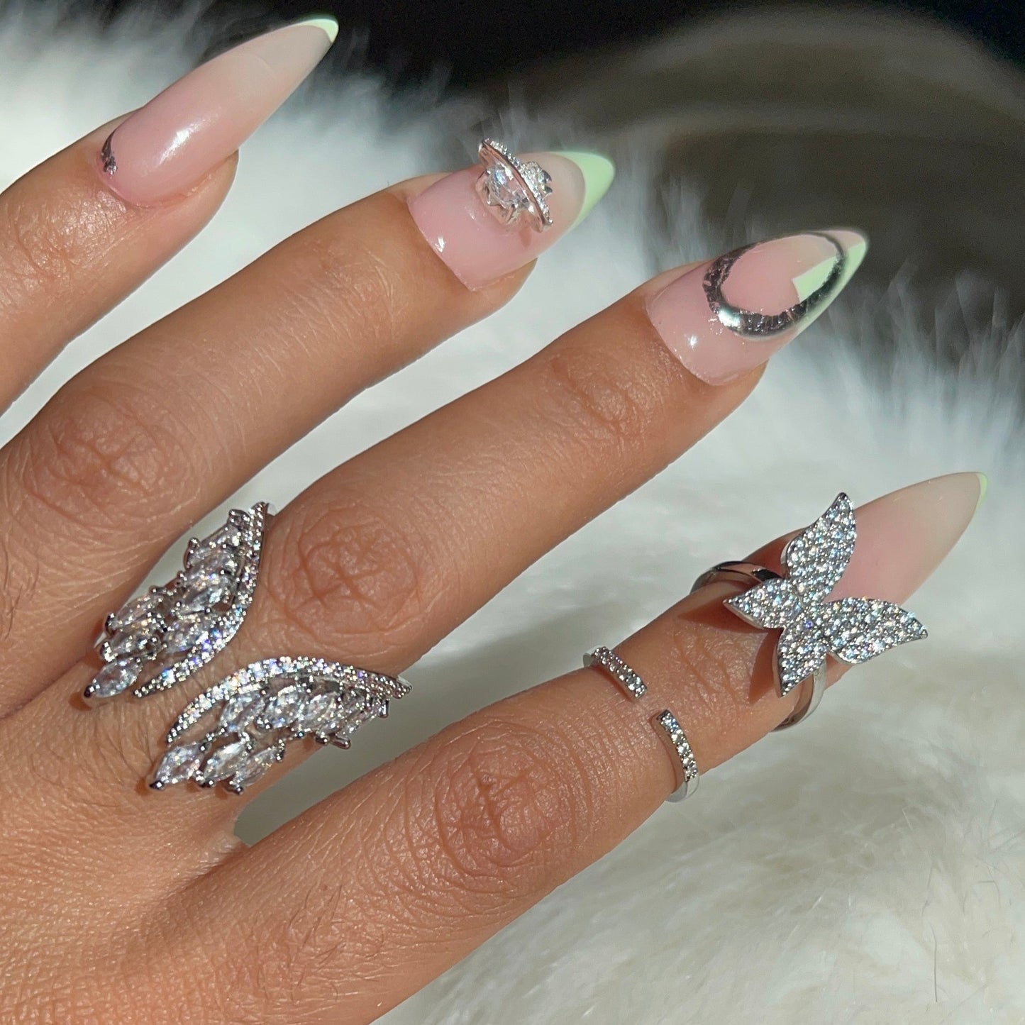 Soaring Ring Set - Silver