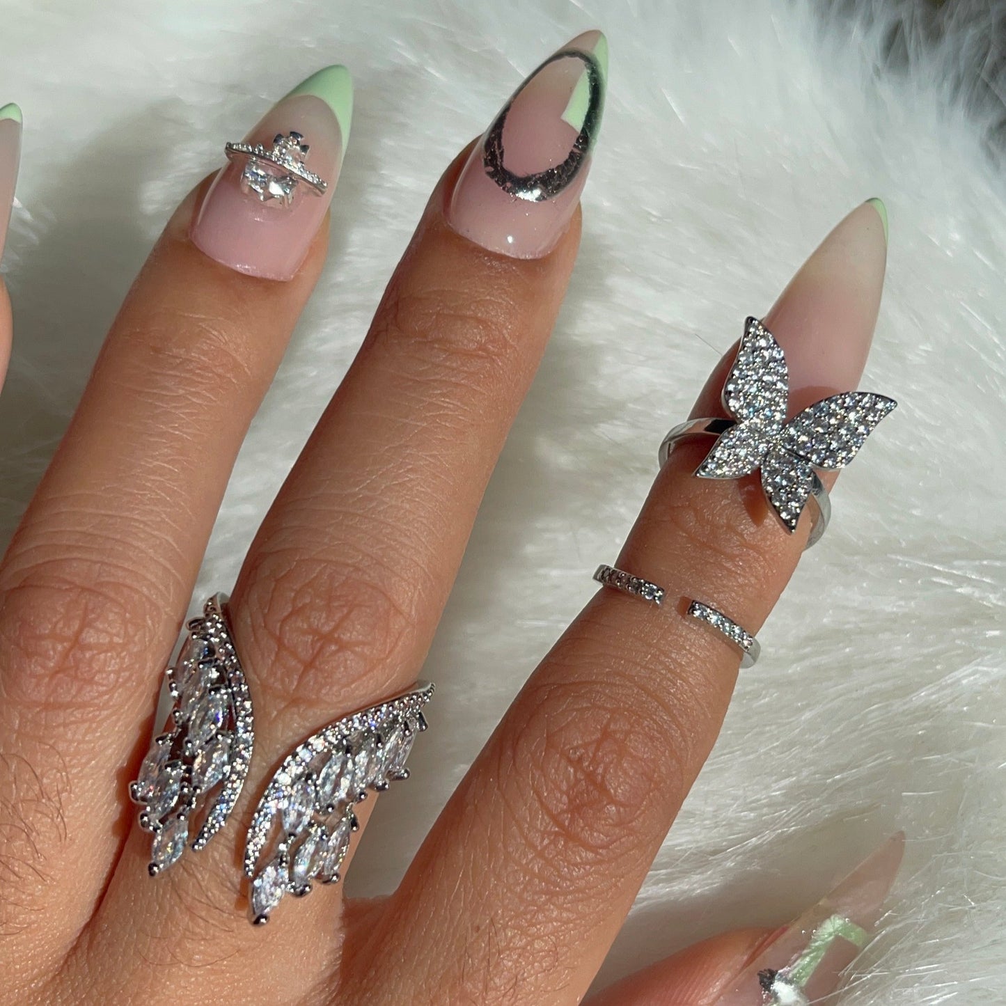 Soaring Ring Set - Silver