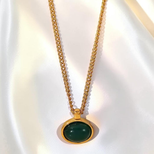Green Drop Necklace | The Consciously Lisa Collection