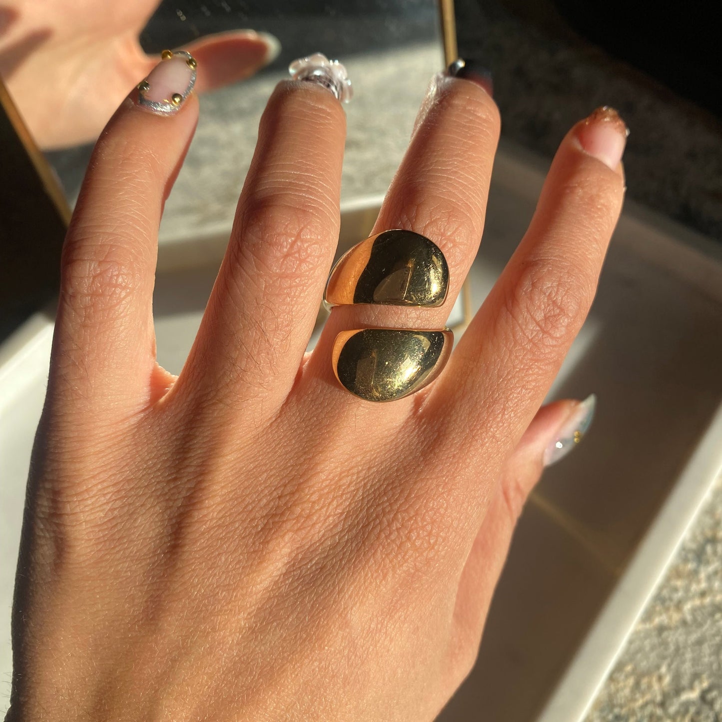 Wrap Around Ring - Gold | The Consciously Lisa Collection