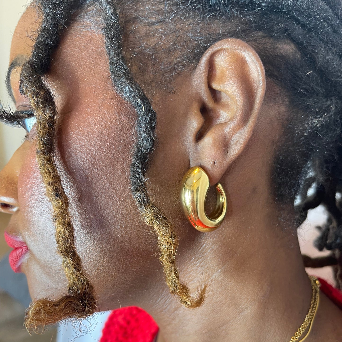 Chunky Horn Earrings | The Consciously Lisa Collection