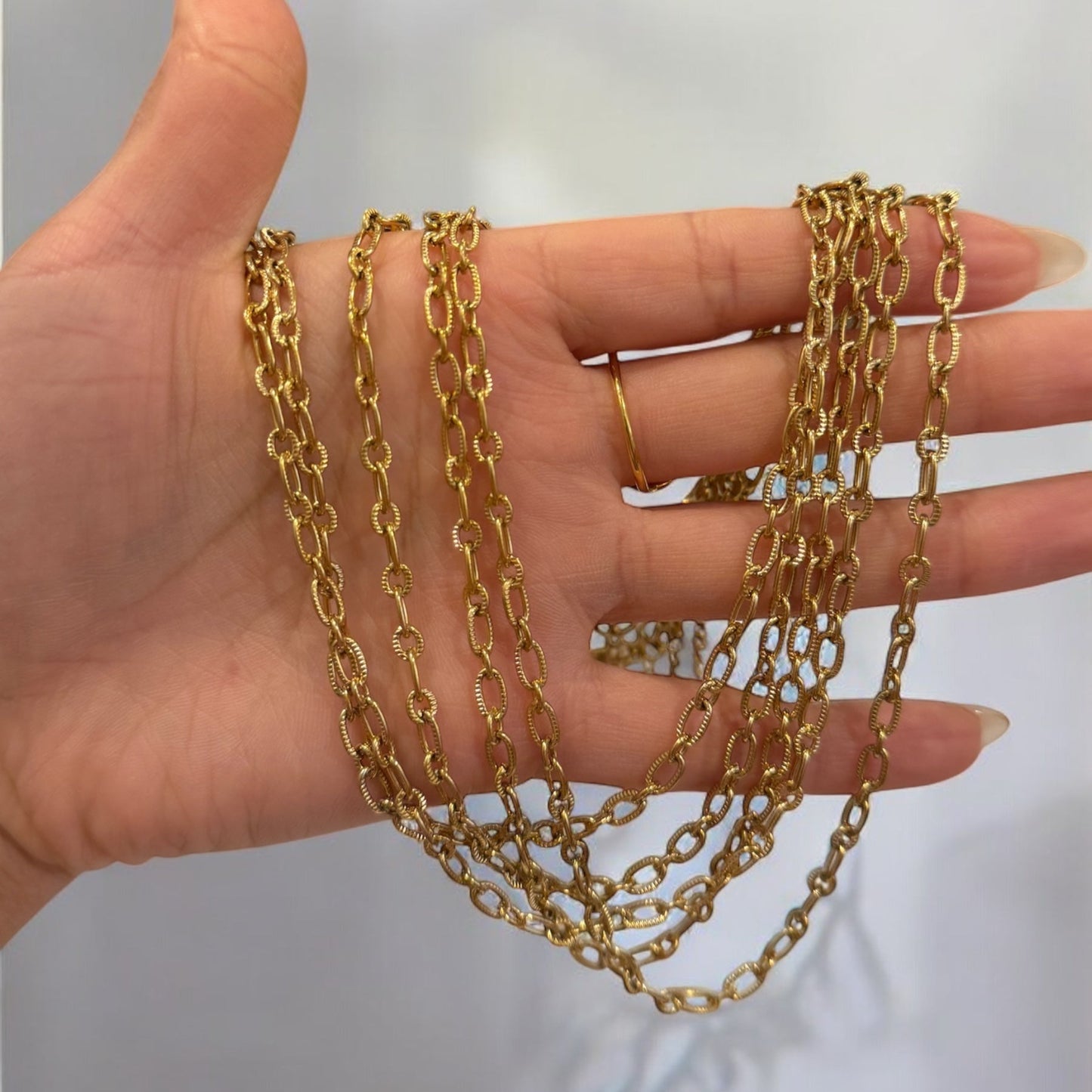 Rolo Chain Necklace - Gold