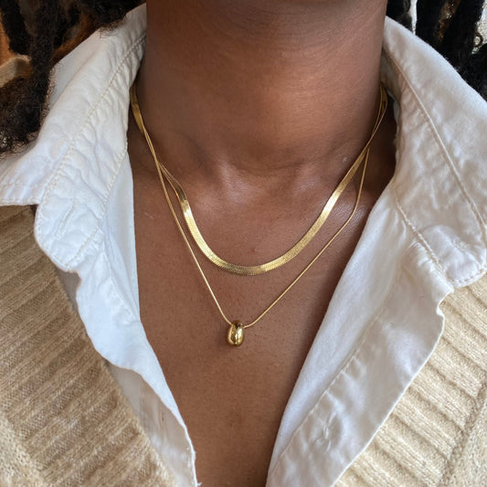 Layered Necklace - Gold | The Consciously Lisa Collection