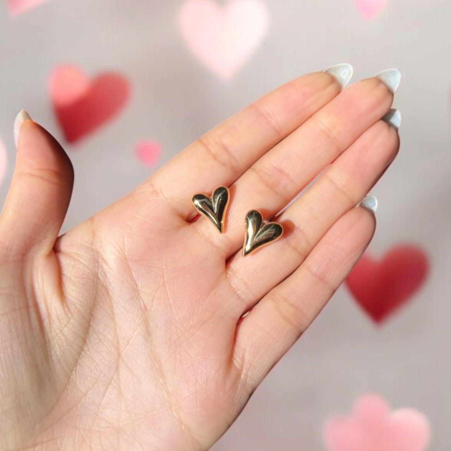 Heart Stud Earrings | The Consciously Lisa Collection