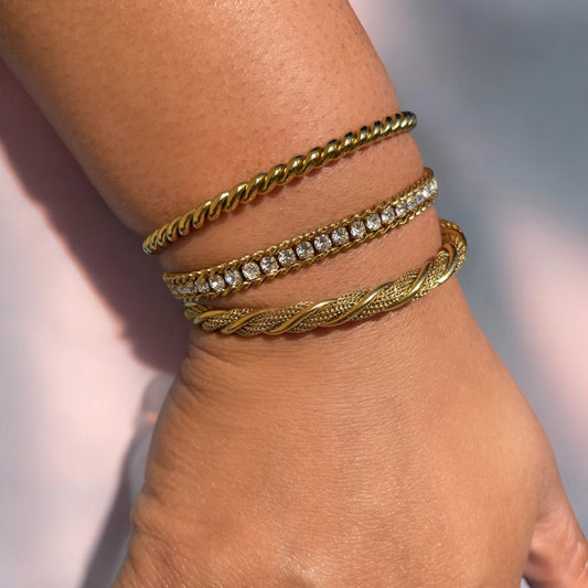 Quiet Luxury Bracelet Stack - Gold