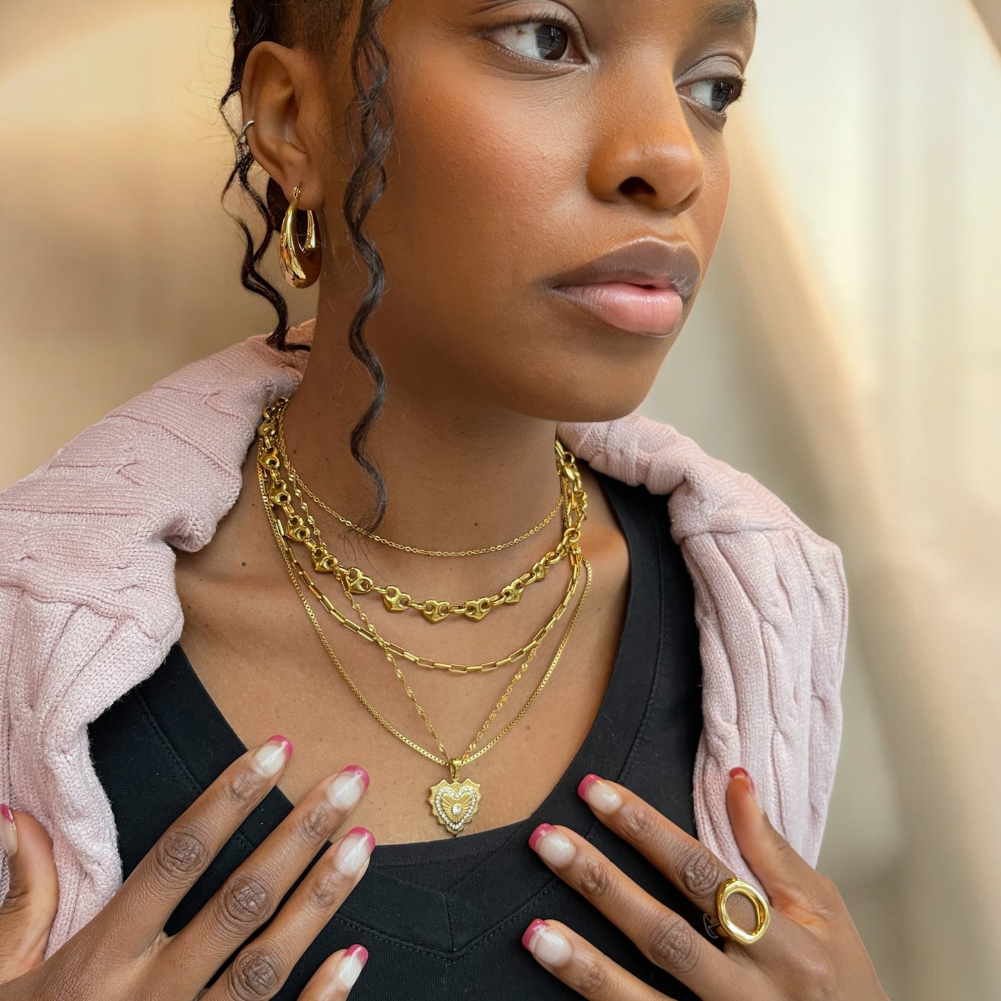 Love Language Necklace Set