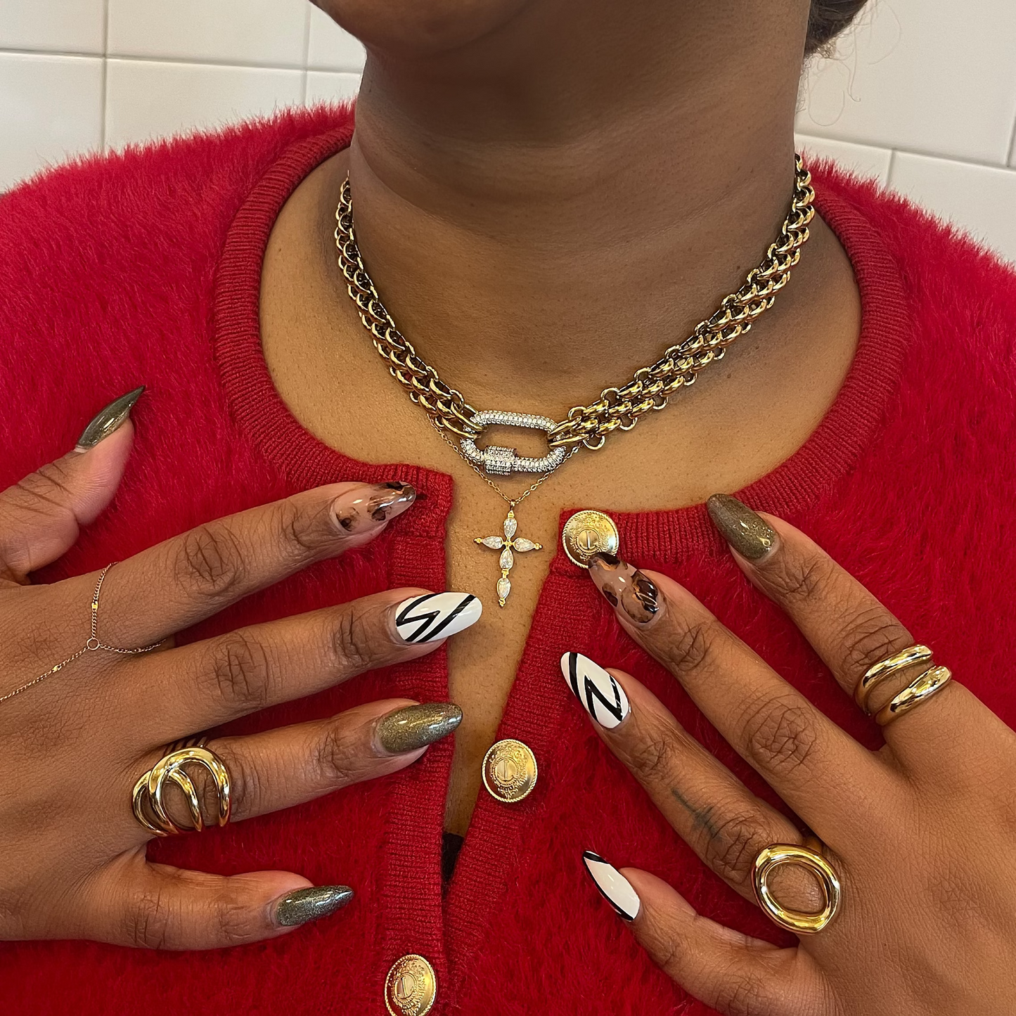 The Bold and Blessed Necklace Set