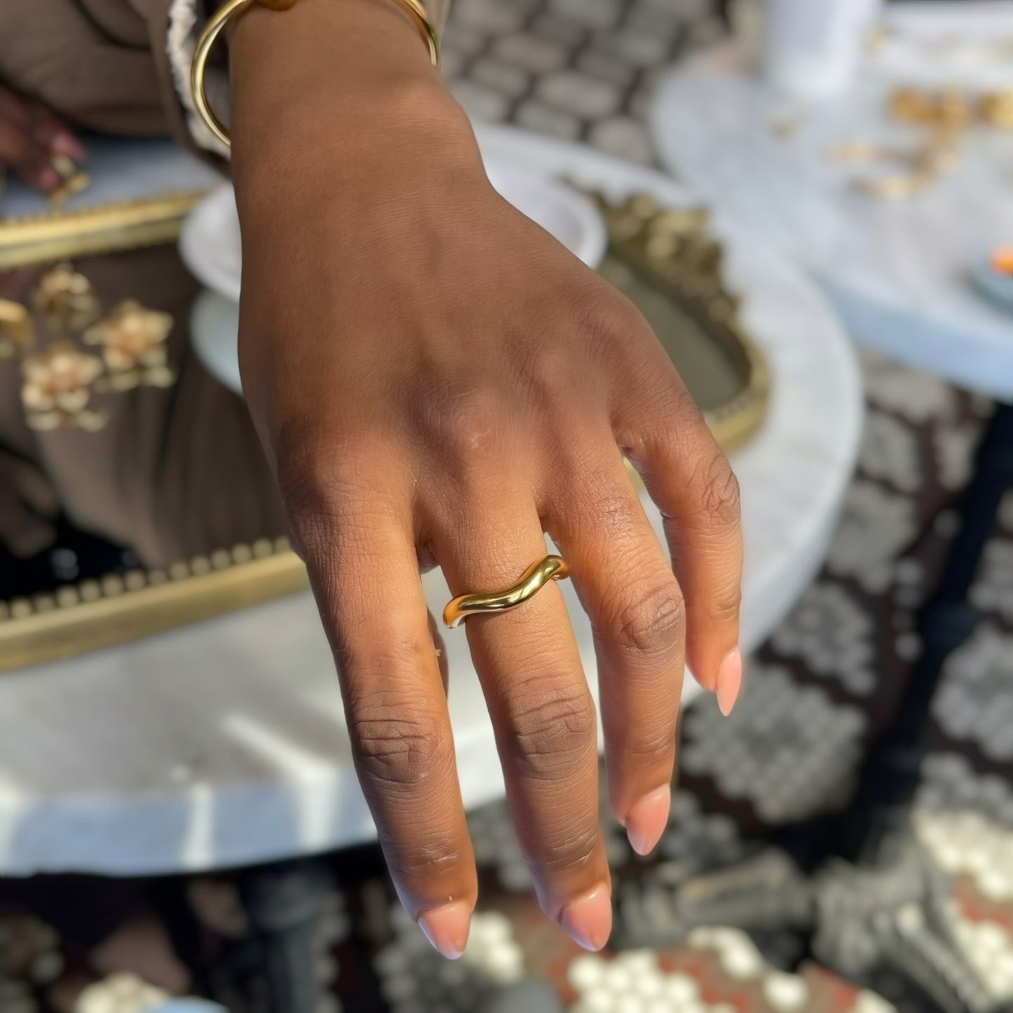 Thick Abstract Ring | The Consciously Lisa Collection