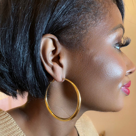 65mm Bold Hoops | The Consciously Lisa Collection
