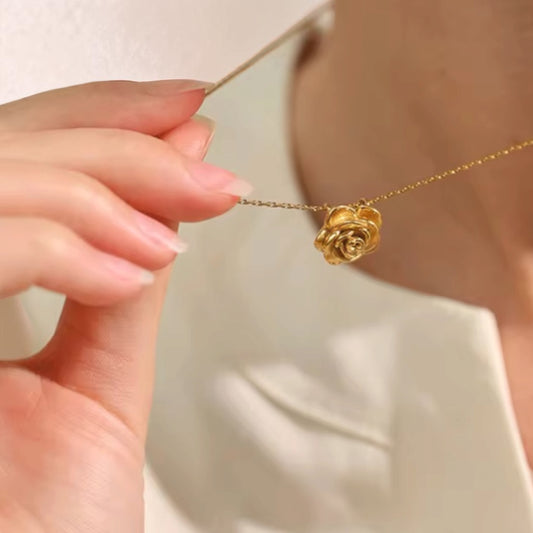 Rose Pendant Necklace | The Consciously Lisa Collection