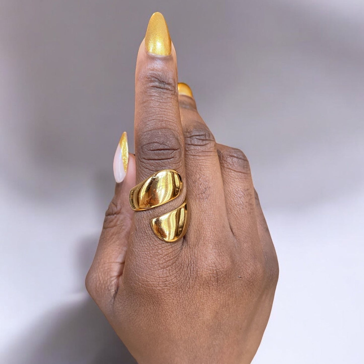 Wrap Around Ring - Gold | The Consciously Lisa Collection