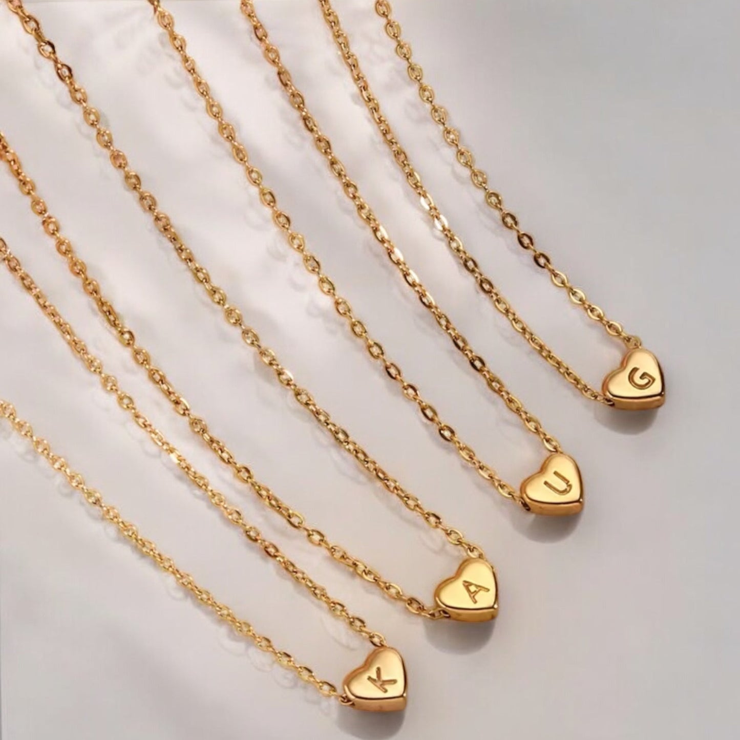 Initial Heart Pendant Necklace | The Consciously Lisa Collection