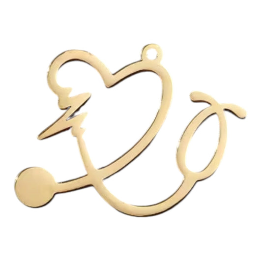 Stethascope Charm - Gold