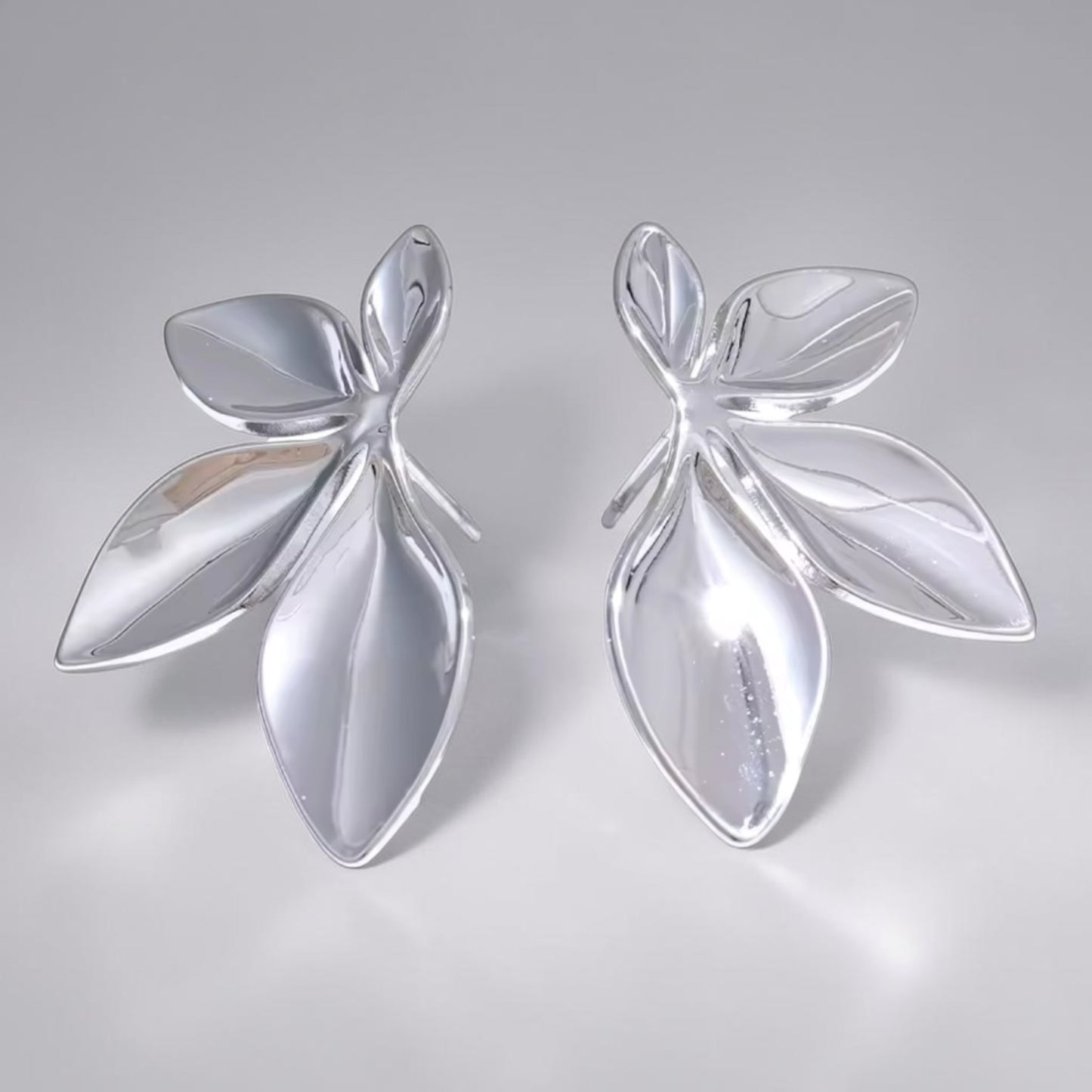 Gilded Petal Stud Earrings | The Consciously Lisa Collection