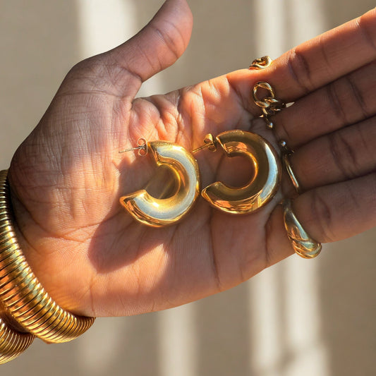 Chunky C Hoops | The Consciously Lisa Collection