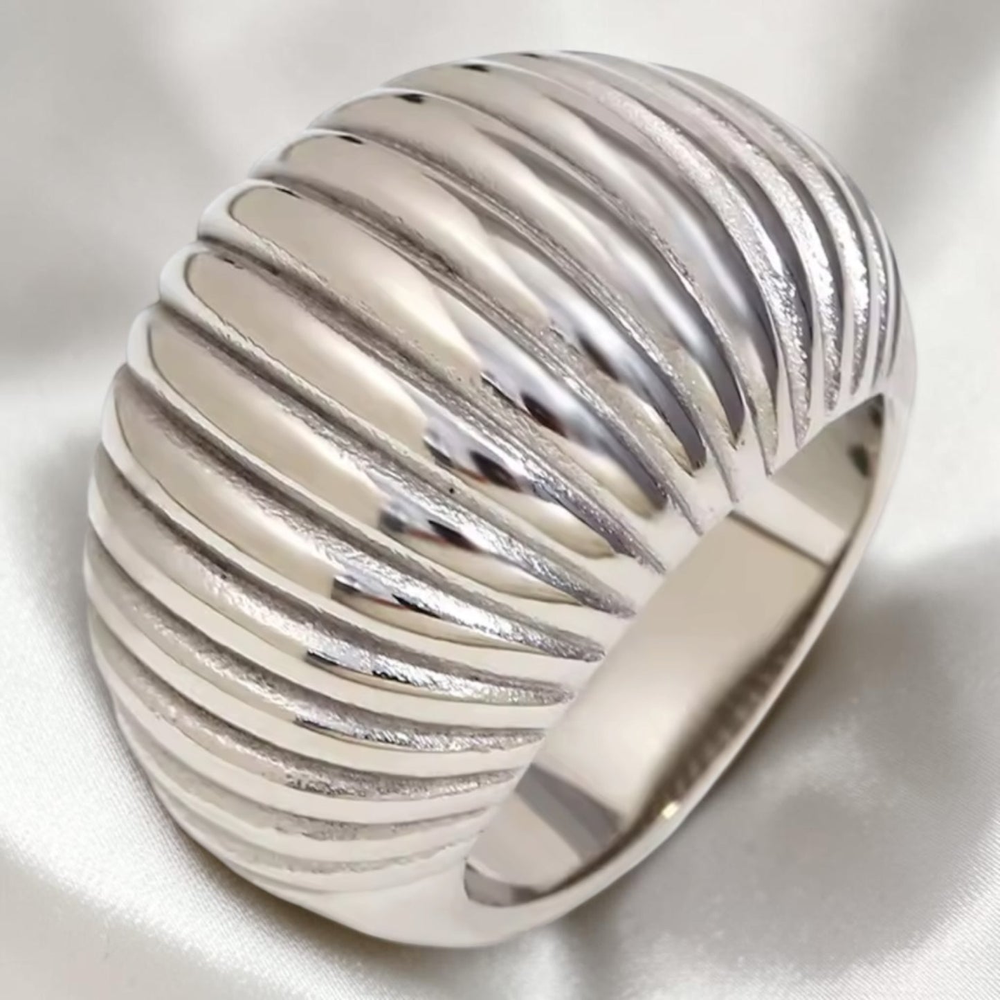 Textured Dome Ring | The Consciously Lisa Collection