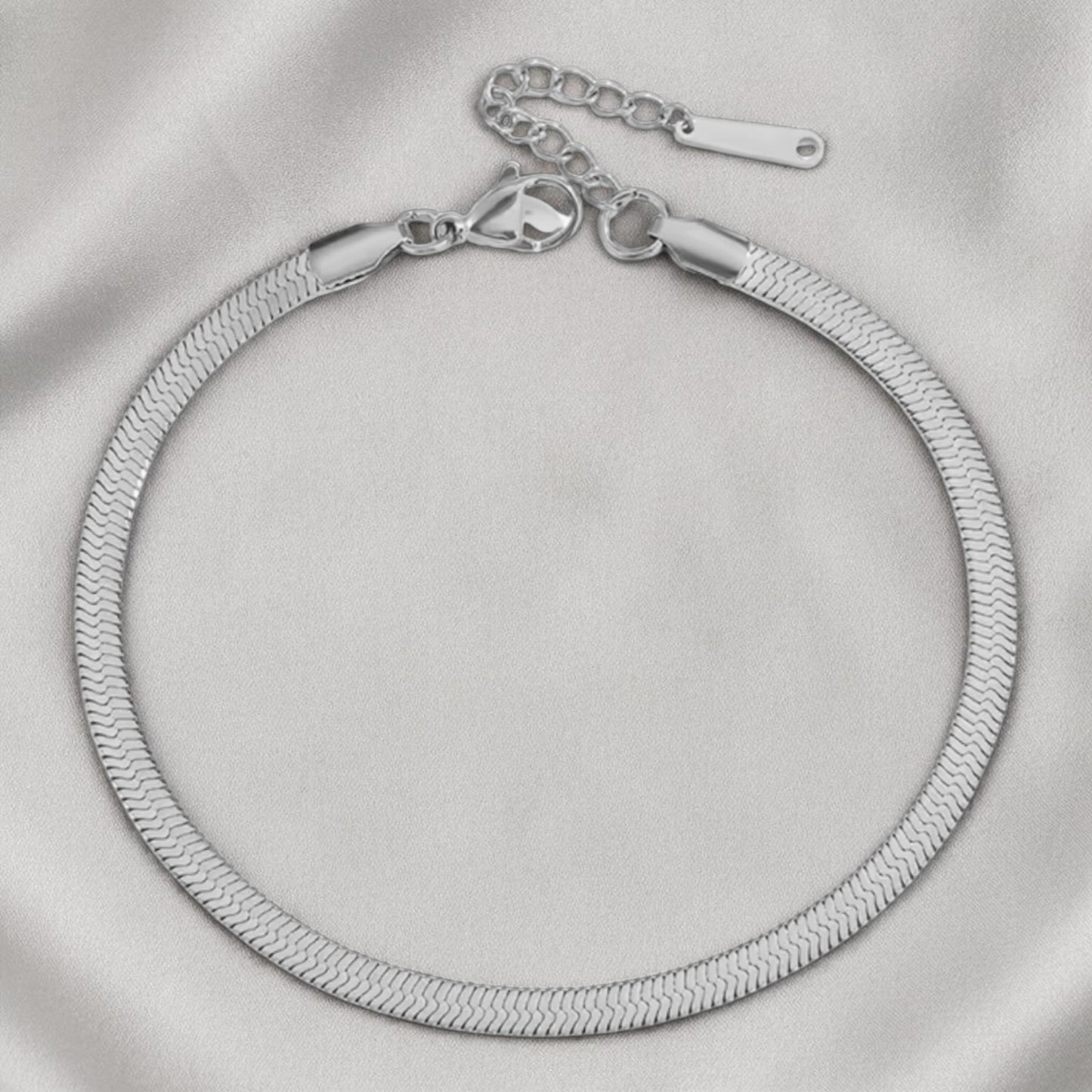Herringbone Chain Anklet