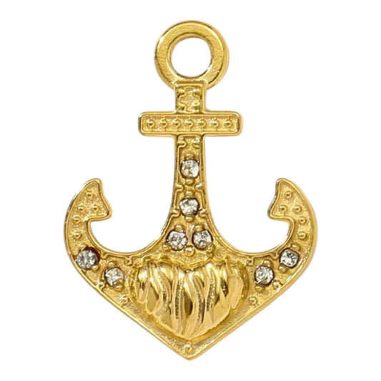 Anchor Charm - Gold