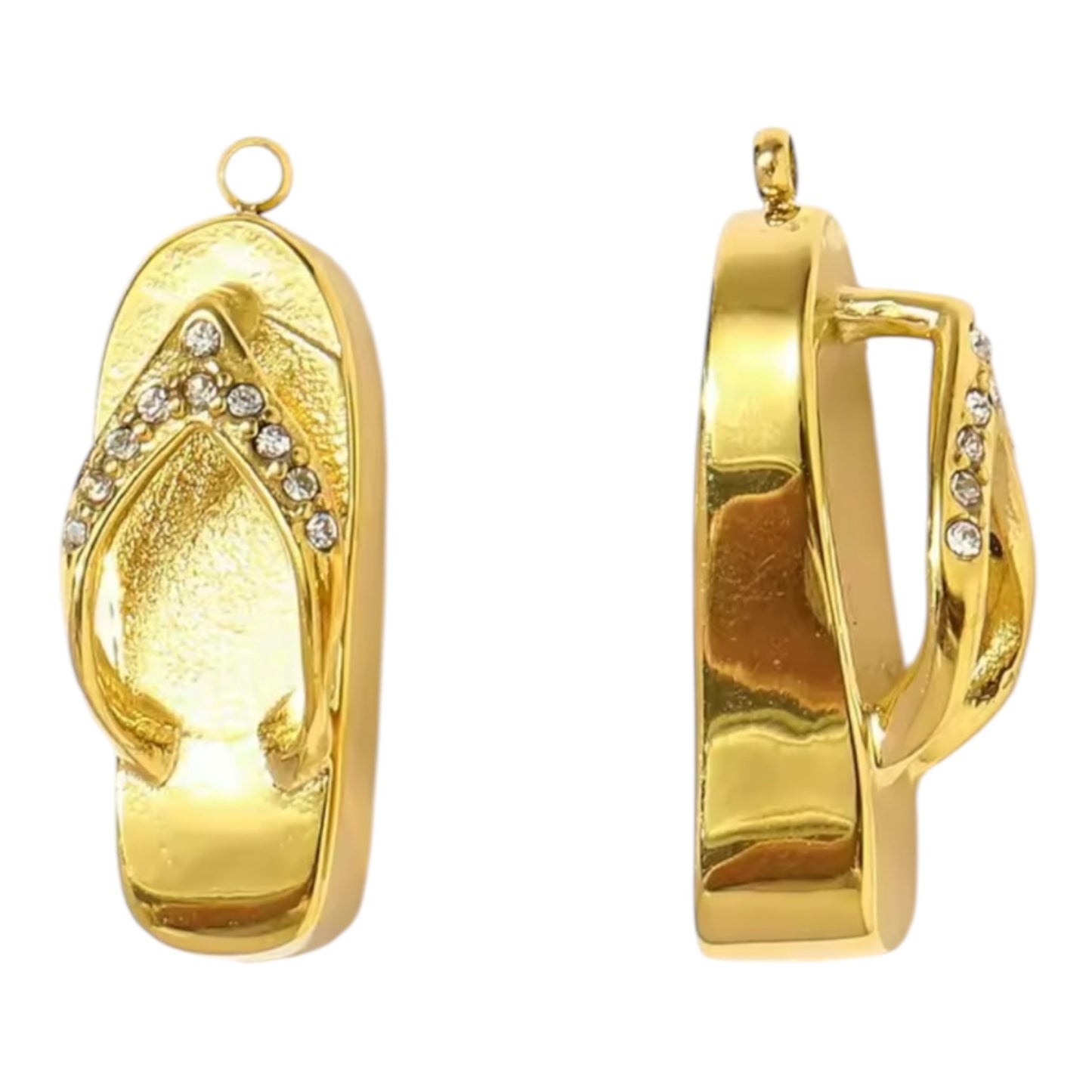 Flip Flop Charm - Gold