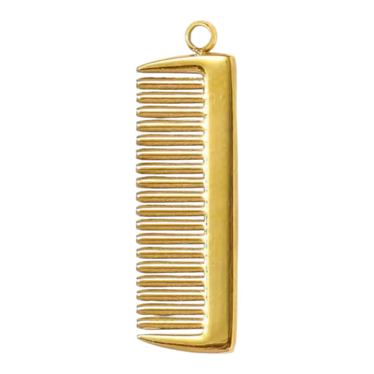Comb Charm - Gold