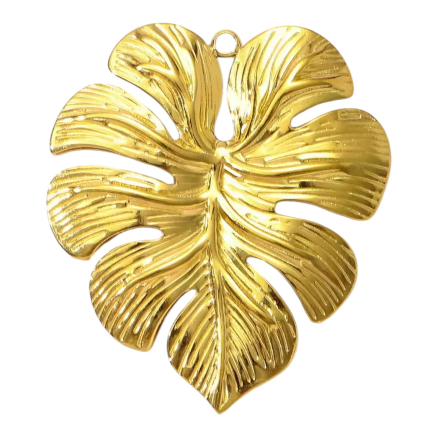 Chunky Monstera Leaf Charm