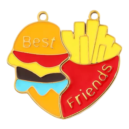 Burger Best Charm - Gold