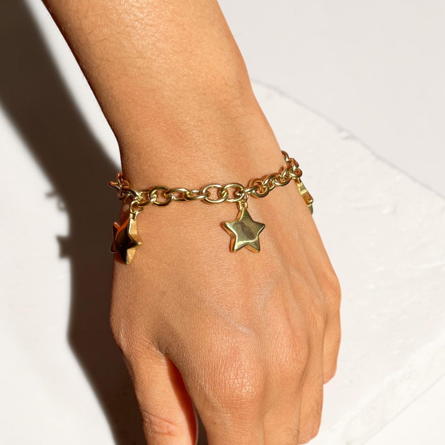 Chunky Star Charm Bracelet