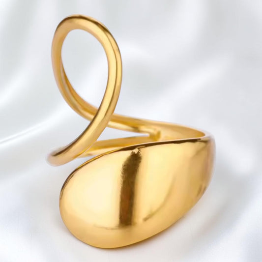 Open Loop Wrap Adjustable Ring