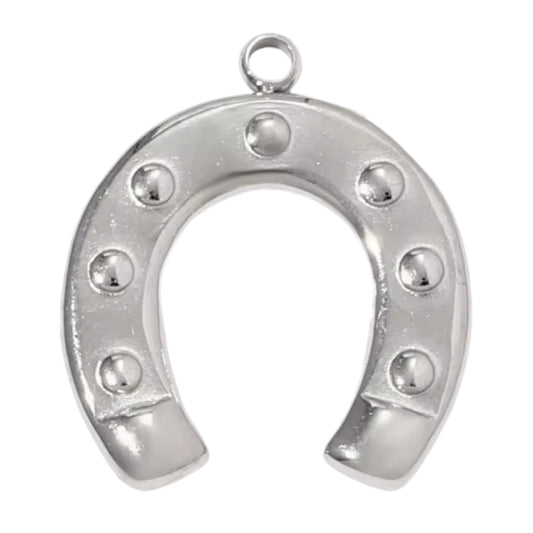 Horseshoe Charm - Silver