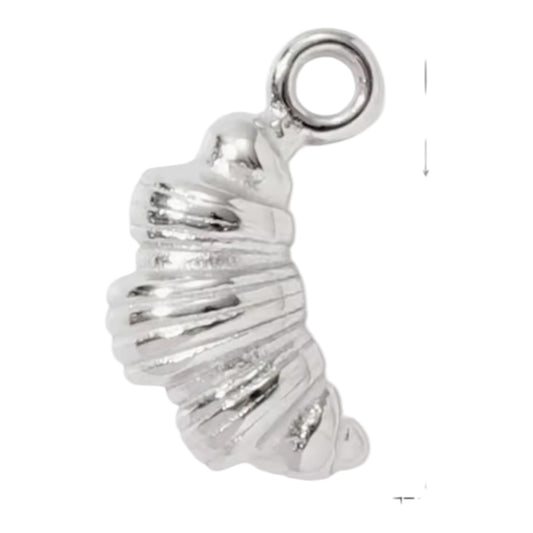 Croissant Charm - Silver