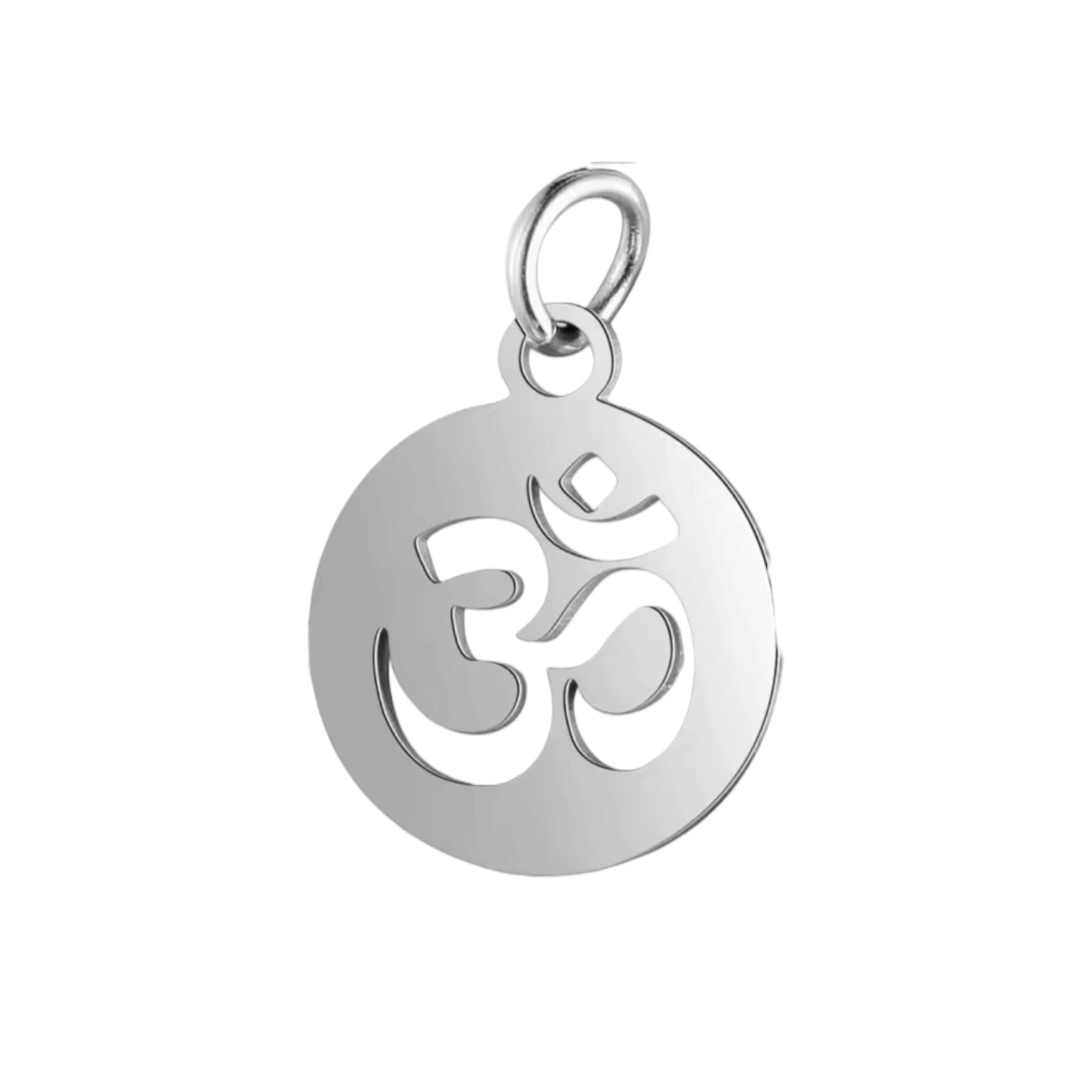 Om Charm - Silver
