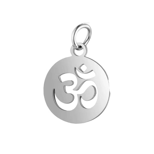 Om Charm - Silver
