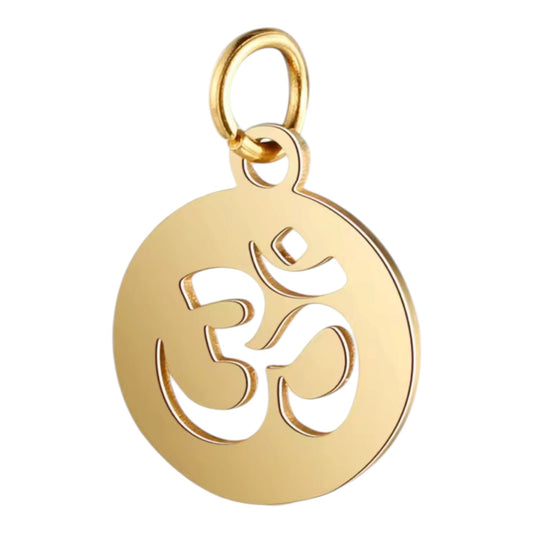 Om Charm - Gold