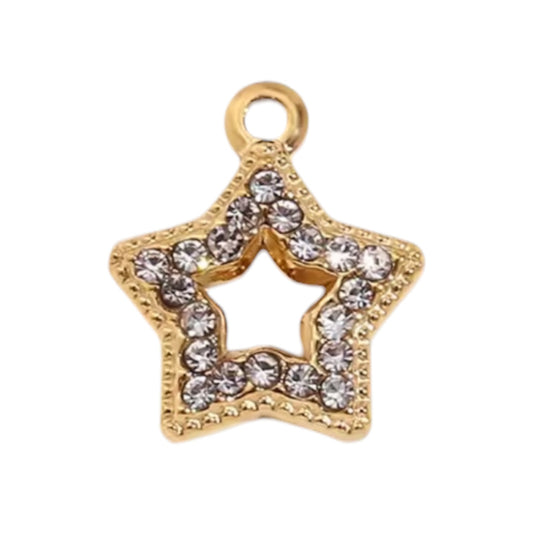 Star Charm - Gems + Gold