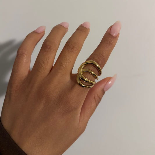 [PRE ORDER: Ships on before 2/25] Bold Spiral Ring